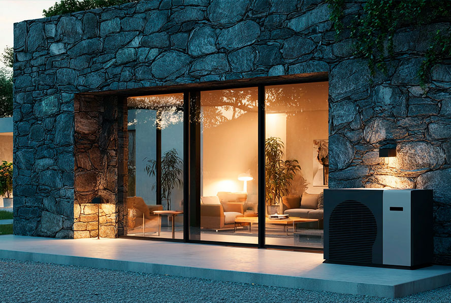 Installation de Pompe à chaleur air-eau